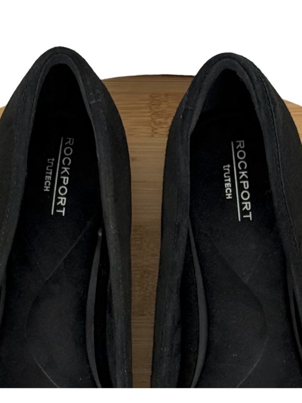Rockport Sadie Black Suede Low Heel Flats 9M - Picture 6 of 8